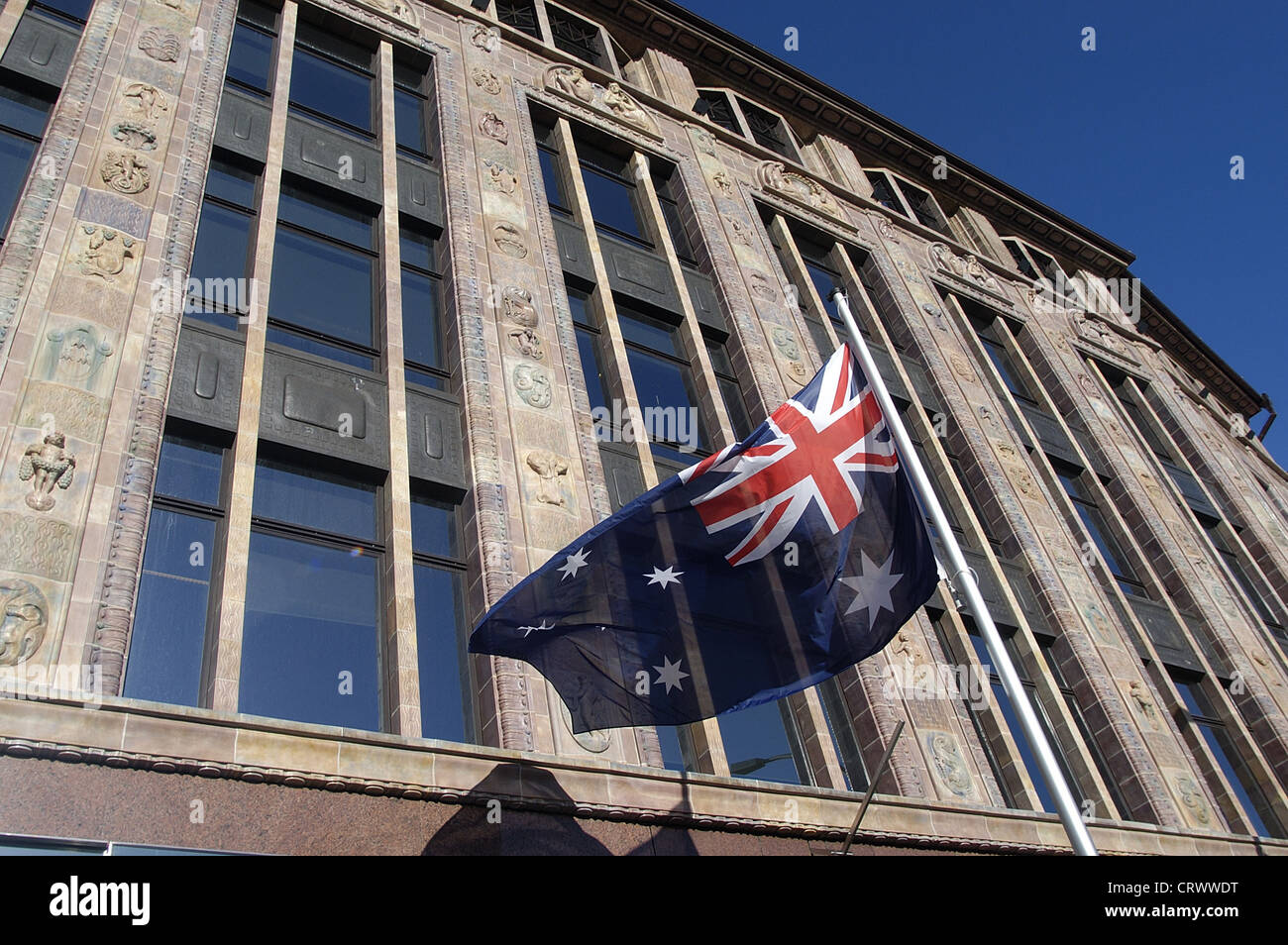 L Ambasciata australiana a Berlino, nel quartiere Mitte di Berlino Foto Stock