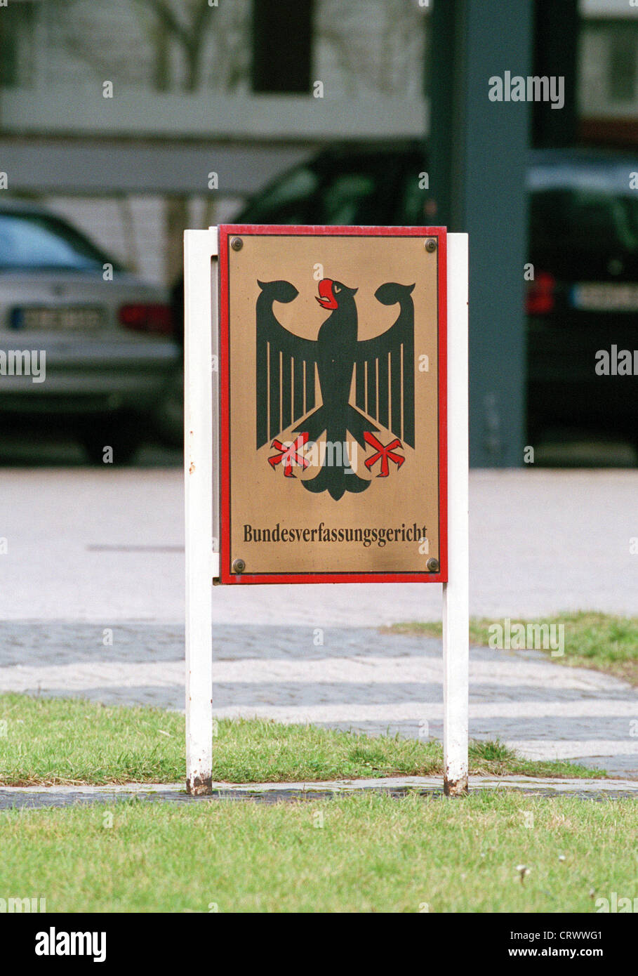 La protezione della Corte Costituzionale Foto Stock
