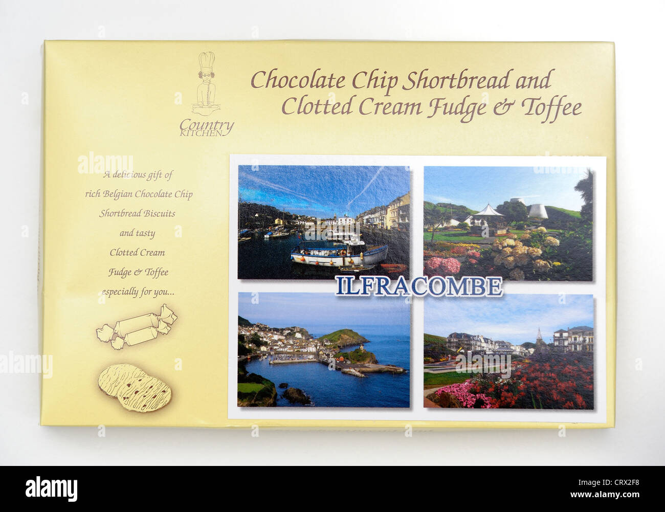 Chocolate Chip frollini clotted cream fudge toffee acquisto di souvenir Foto Stock