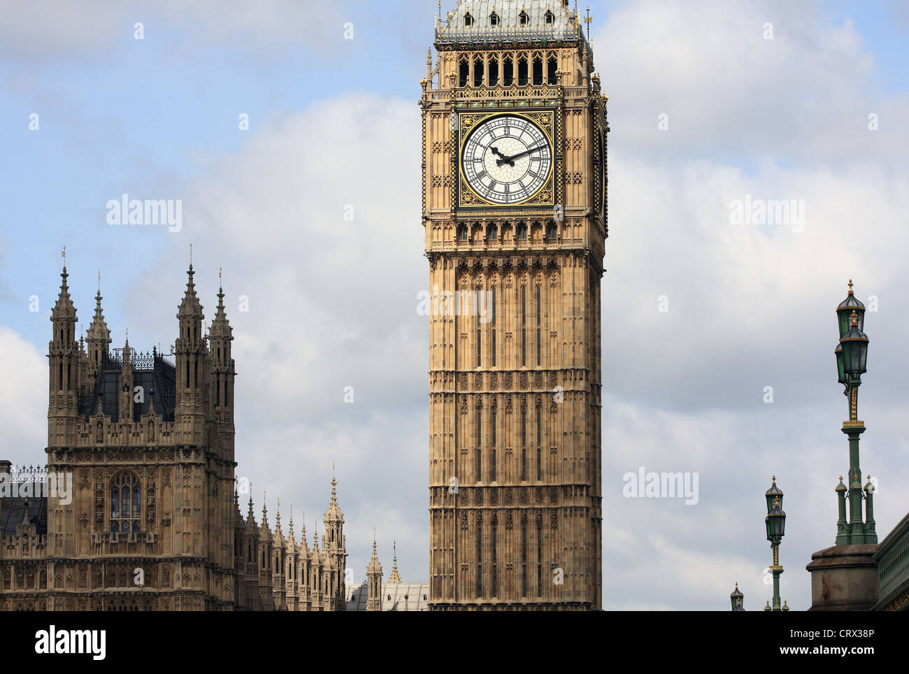 Una vista delle case del Parlamento europeo a Londra Foto Stock