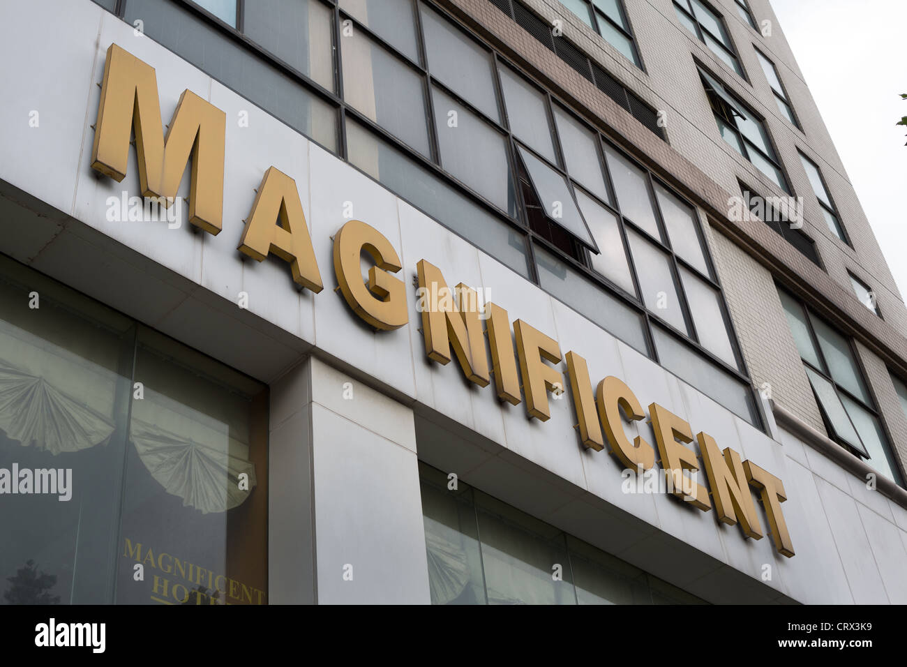 'Magnificent Hotel', a Shanghai in Cina Foto Stock
