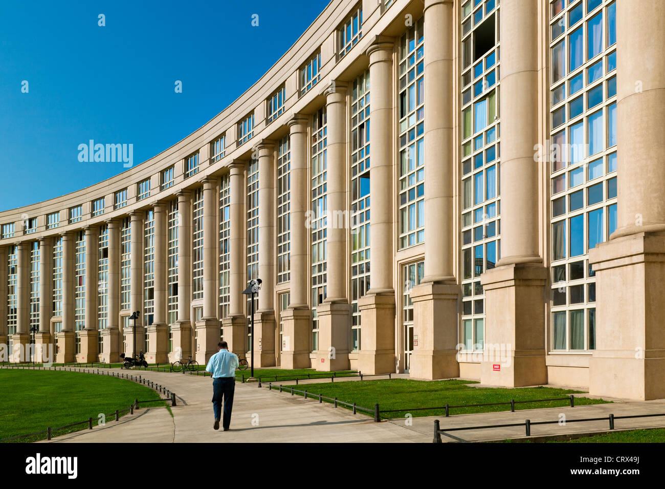 Esplade De L Europa, Montpellier, Herault, Languedoc-Roussillon, Francia Foto Stock