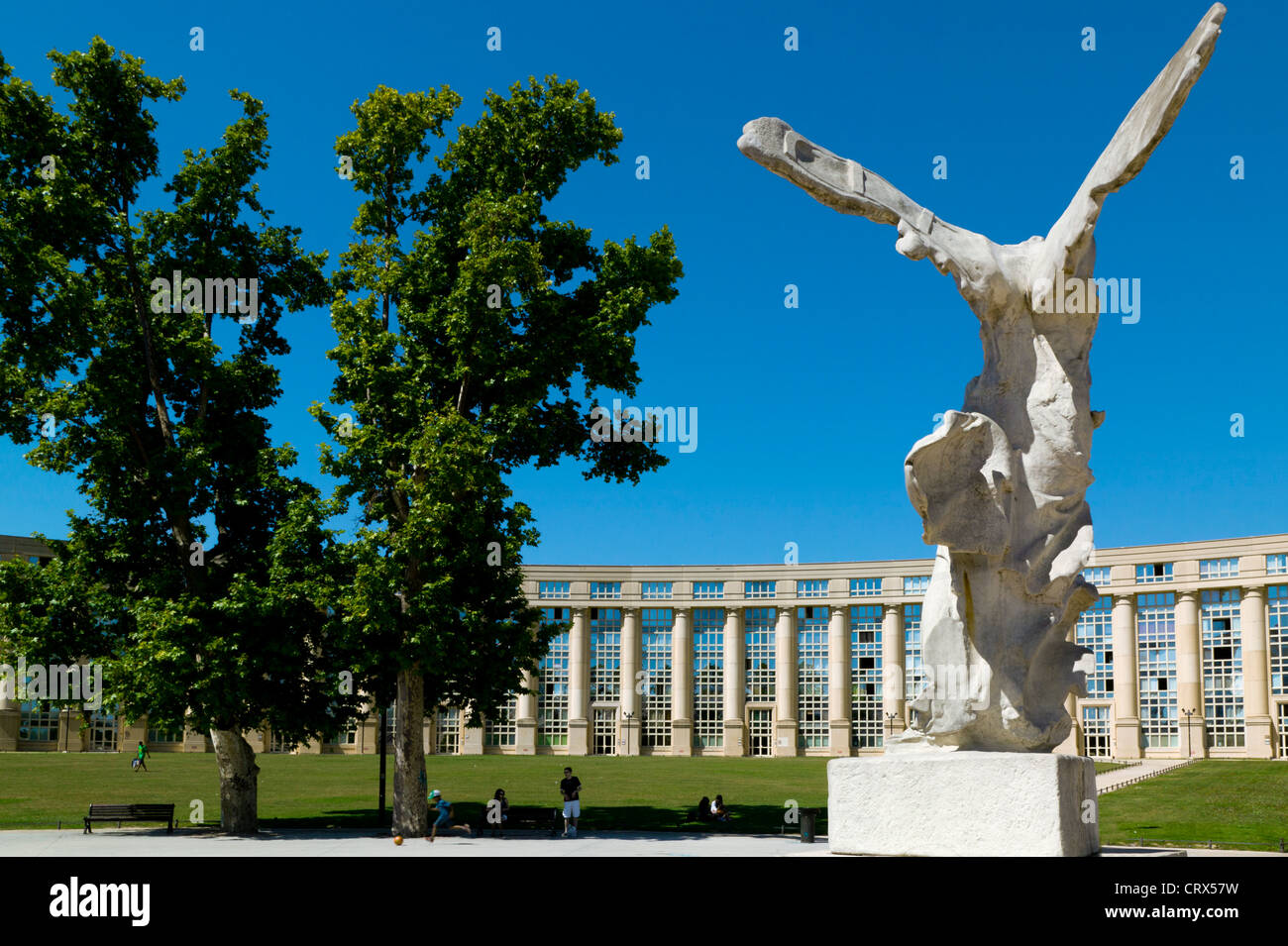 Place De L'Europa,Montpellier, Herault, Languedoc-Roussillon, Francia Foto Stock