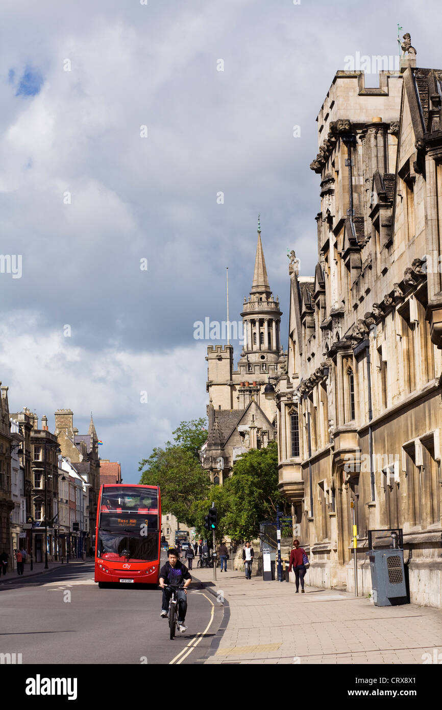 High Street, Oxford. Foto Stock