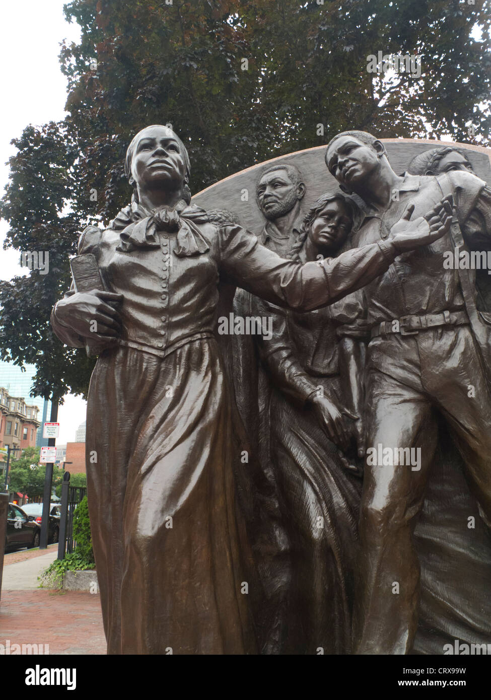 Harriet Tubman statua in Boston Massachusetts Foto Stock