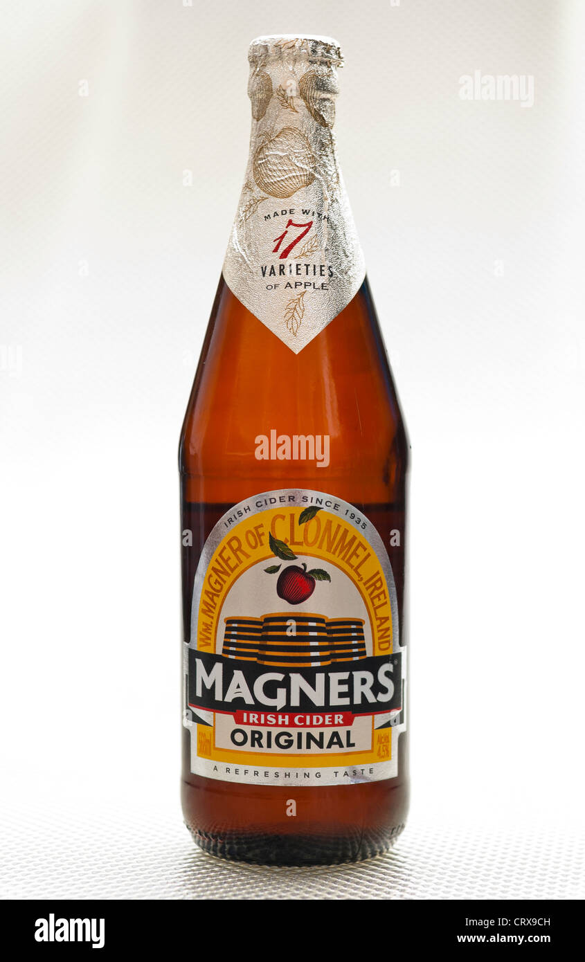 Bottiglia di Magners sidro originale. Foto Stock