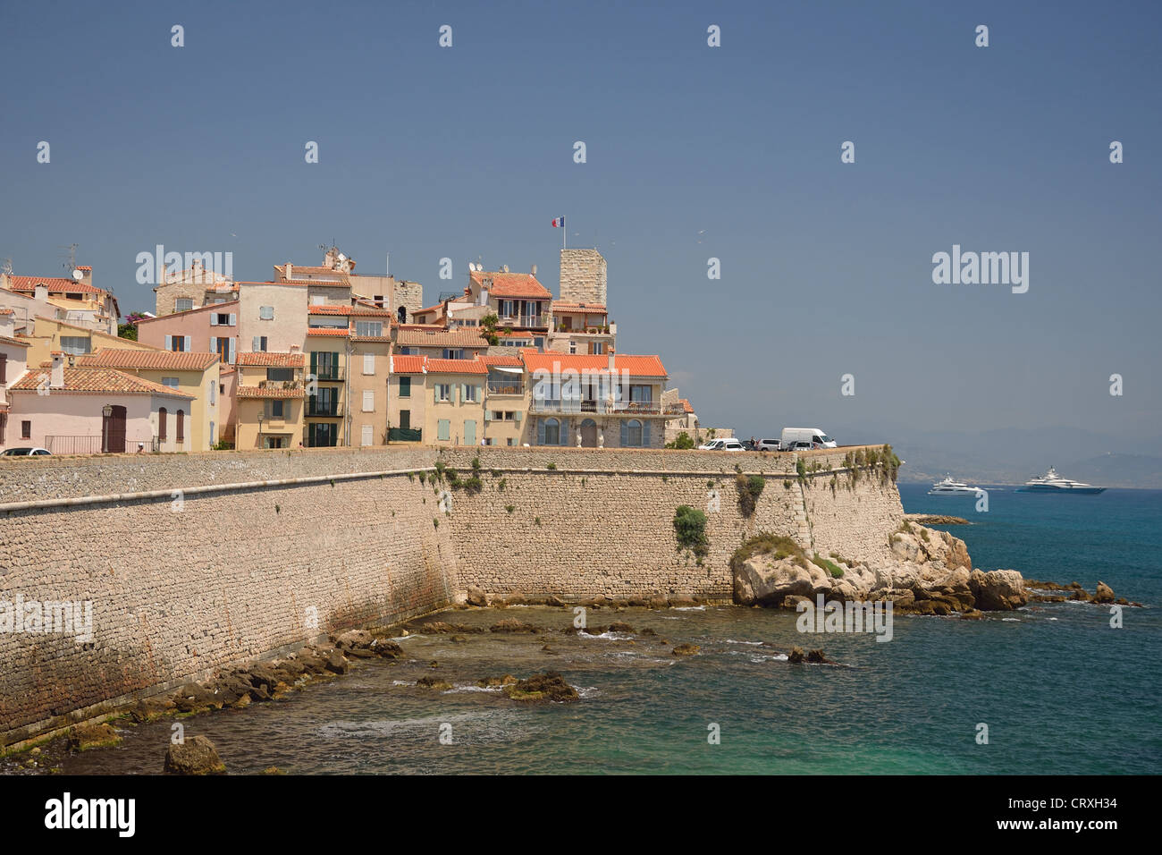 Vieux Ville (Città Vecchia), Antibes, Côte d'Azur, Alpes-Maritimes, Provence-Alpes-Côte d'Azur, in Francia Foto Stock