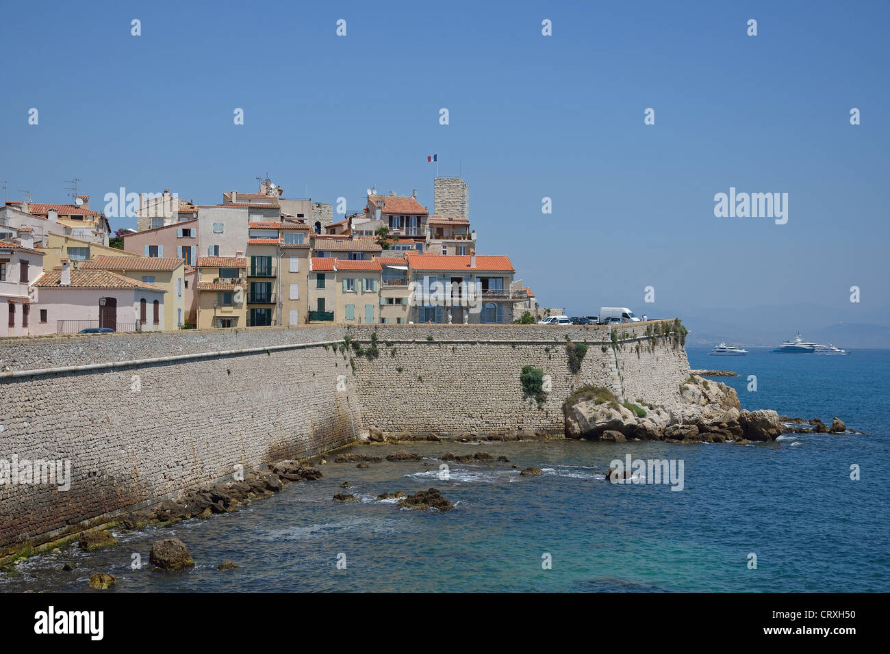 Vieux Ville (Città Vecchia), Antibes, Côte d'Azur, Alpes-Maritimes, Provence-Alpes-Côte d'Azur, in Francia Foto Stock