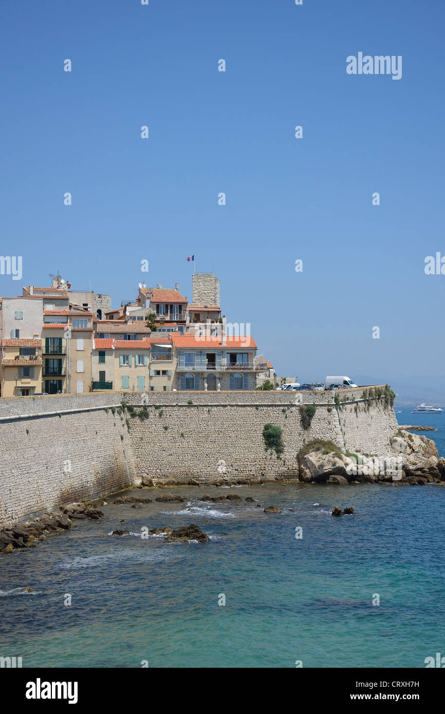 Vieux Ville (Città Vecchia), Antibes, Côte d'Azur, Alpes-Maritimes, Provence-Alpes-Côte d'Azur, in Francia Foto Stock