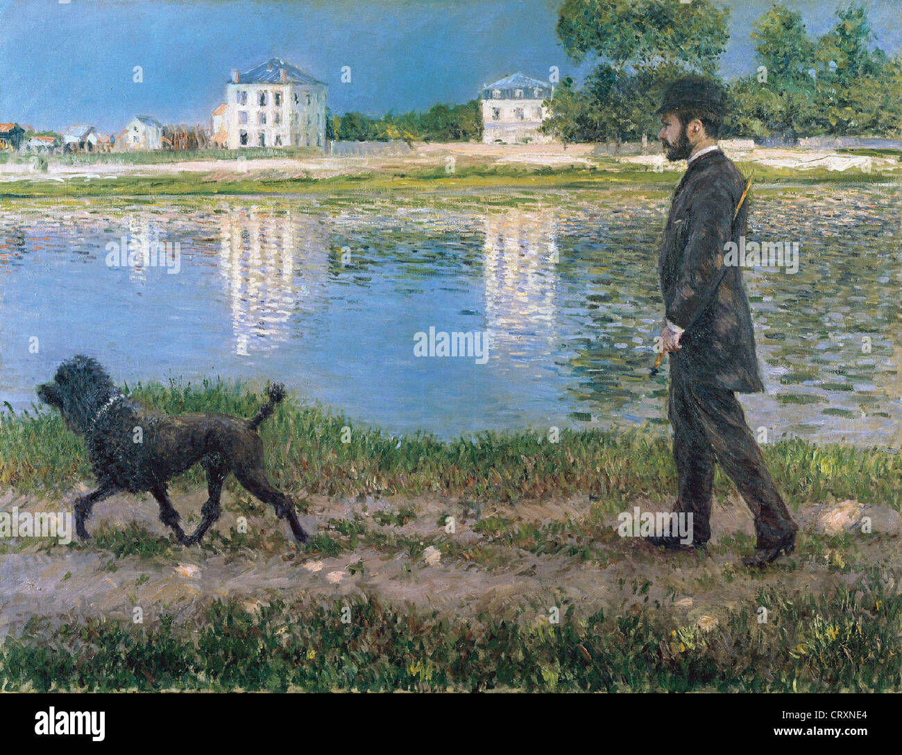 Risultati immagini per CAILLEBOTTE RICHARD GALLO ET SON CHIEN