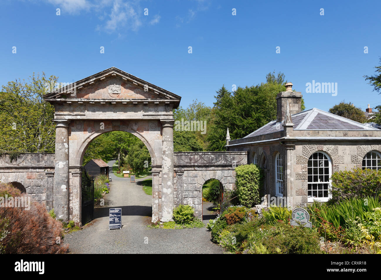 Regno Unito e Irlanda del Nord, nella contea di Derry, vista di gate dei Vescovi Foto Stock