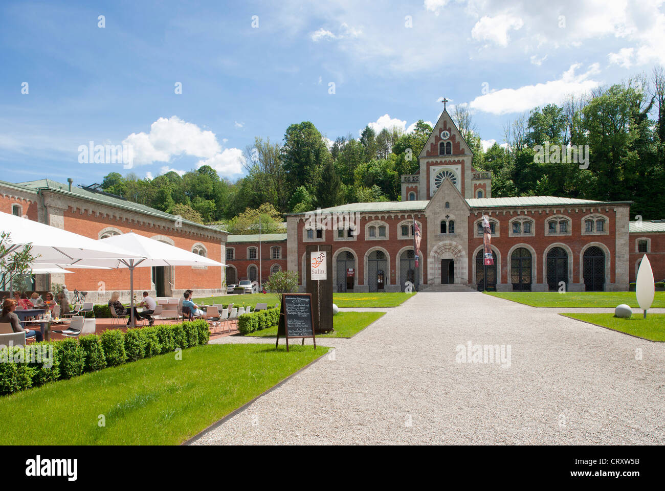 In Germania, in Baviera, Bad Reichenhall, vista di Salzmuseum Foto Stock