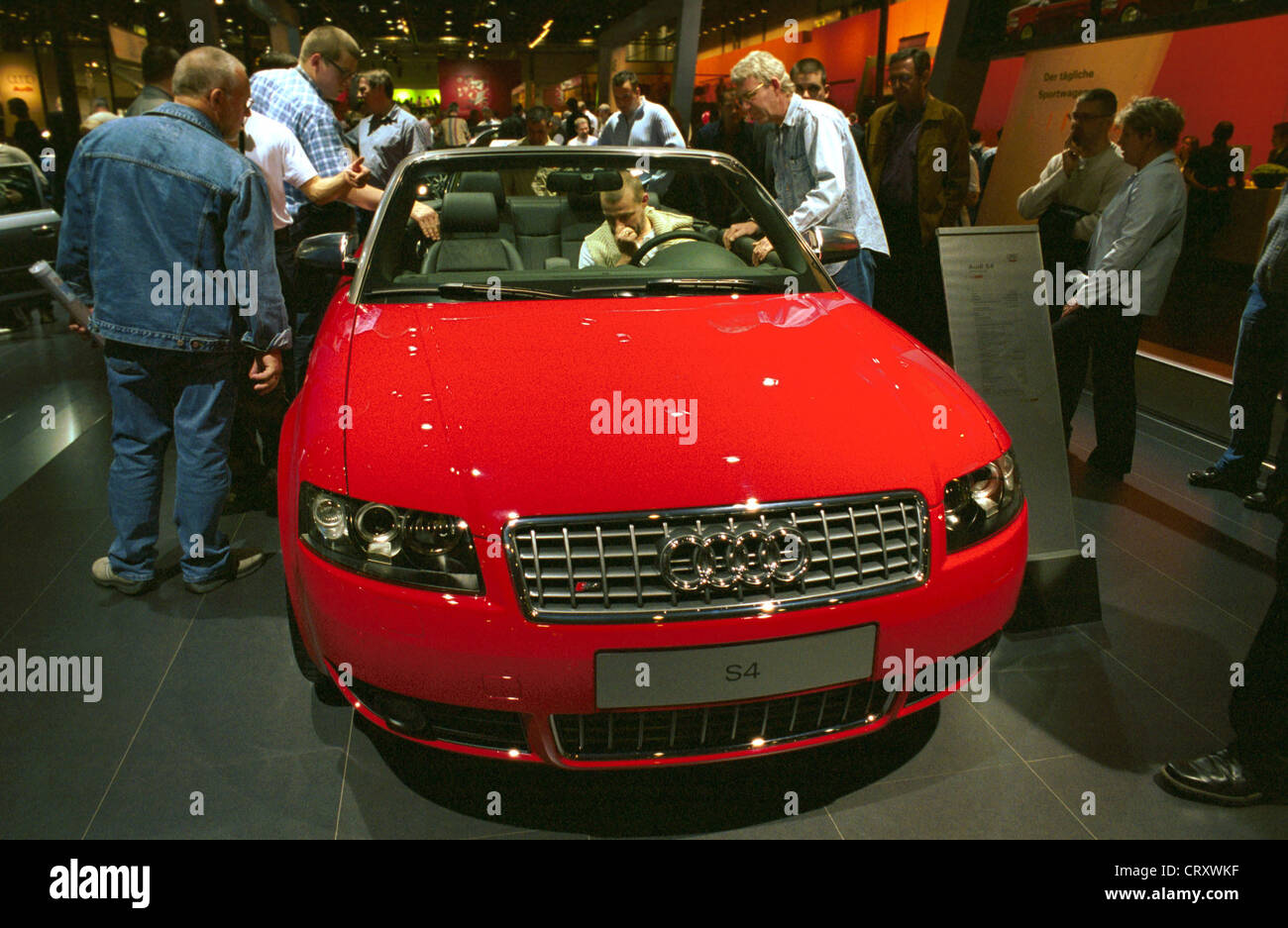 Leipzig Motor Show, Audi S 4 Foto Stock