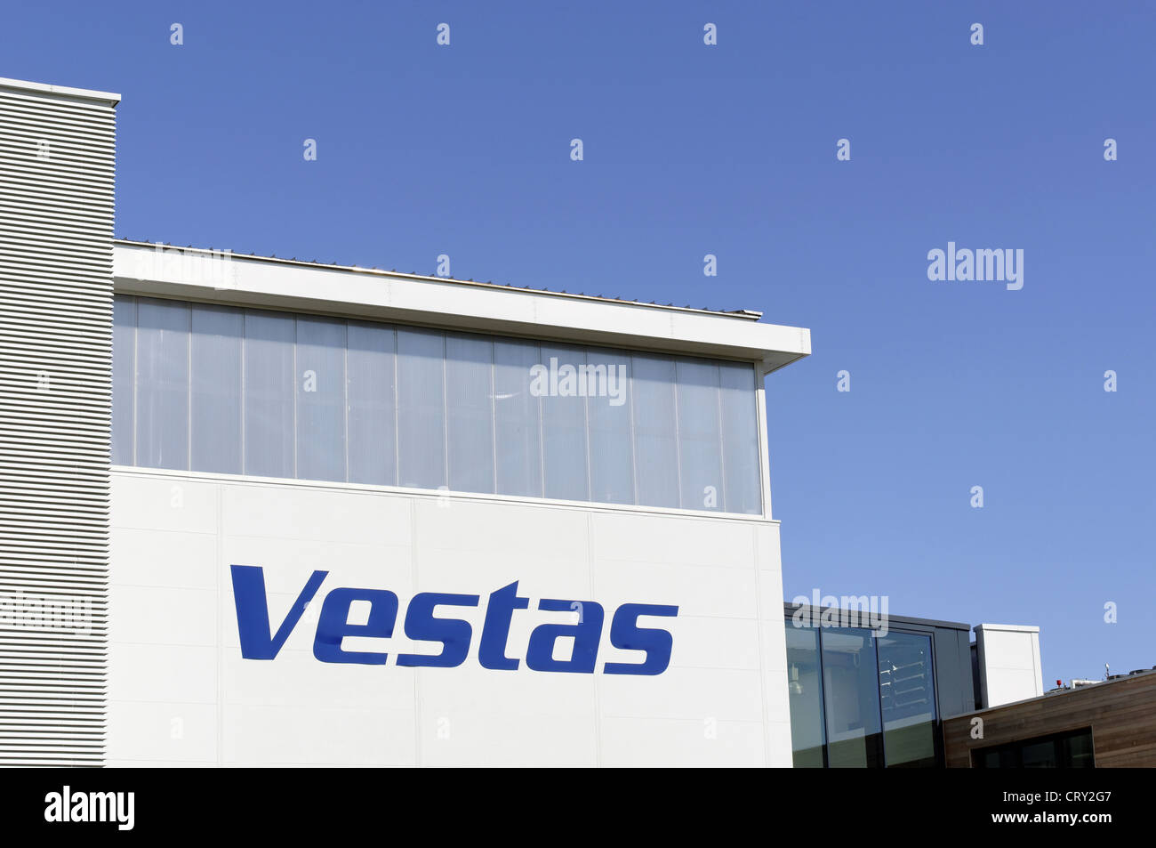 Vestas Blades Technology Center , Newport, Isle of Wight, England, Regno Unito, GB. Foto Stock