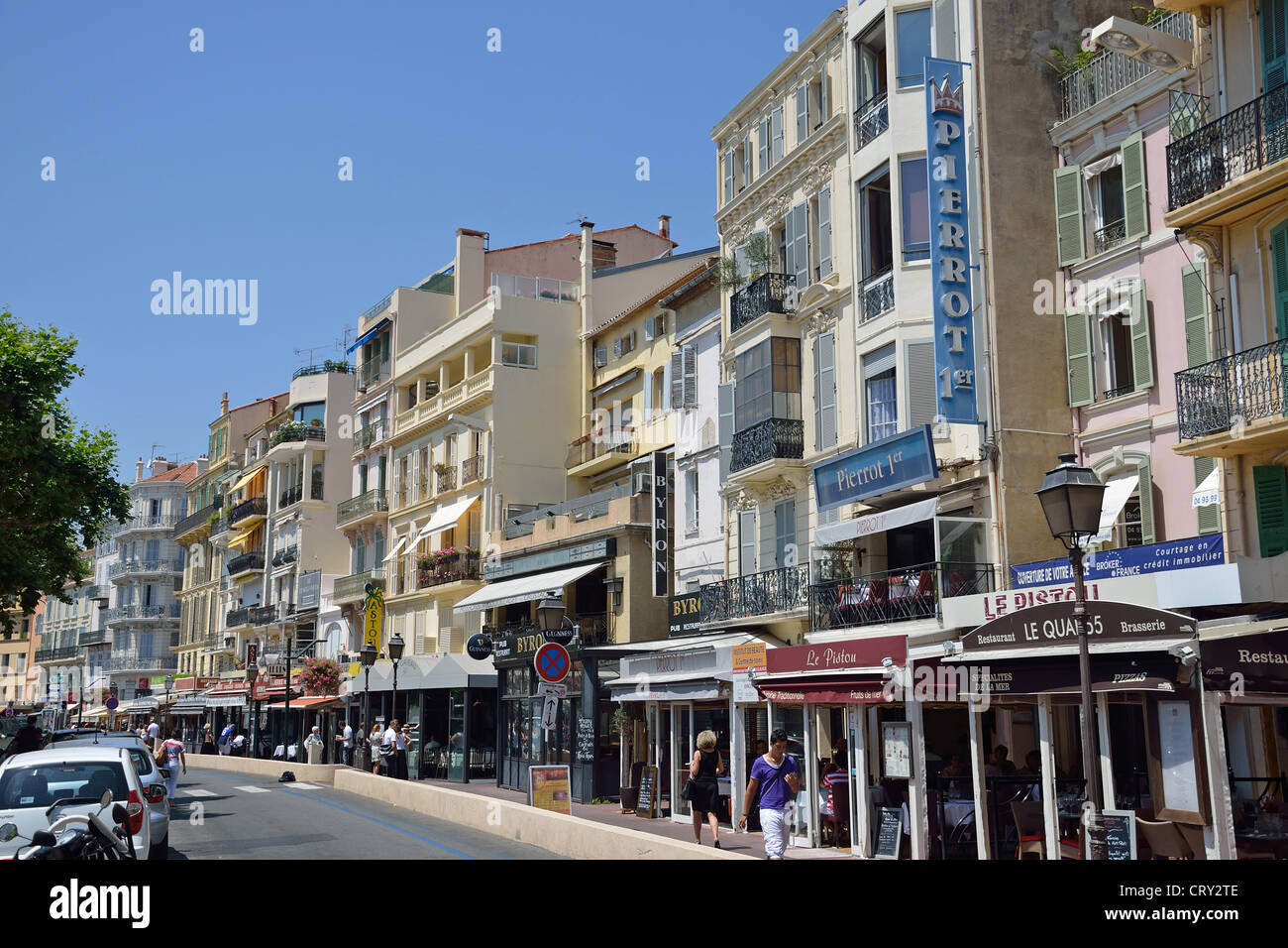 Rue Félix Faure, Cannes, Côte d'Azur, Alpes-Maritimes, Provence-Alpes-Côte d'Azur, in Francia Foto Stock