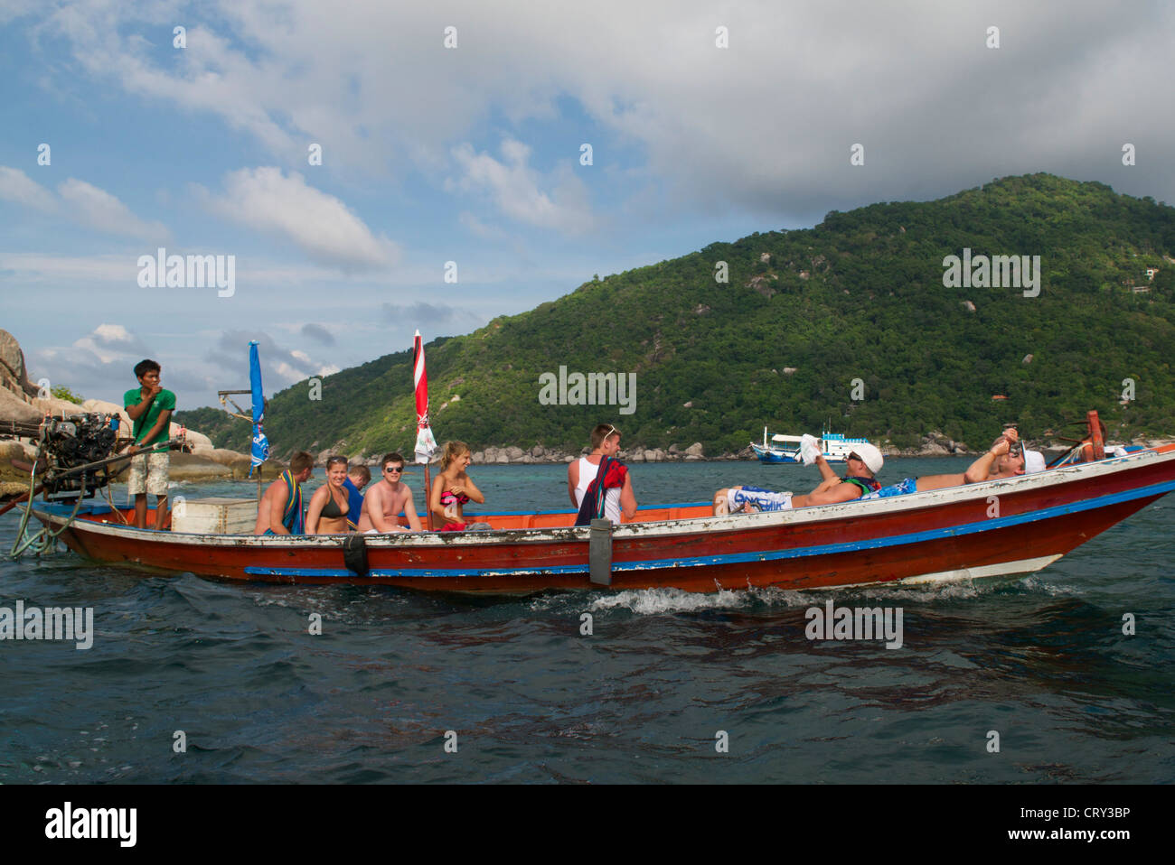 Turismo viaggio in barca Foto Stock