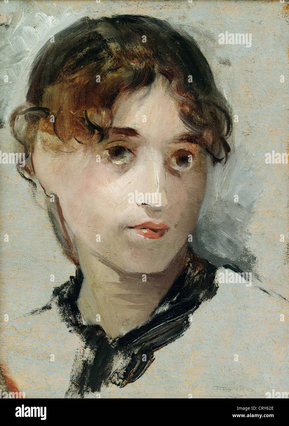 Eva Gonzalès Selfportrait Collezione privata Foto Stock