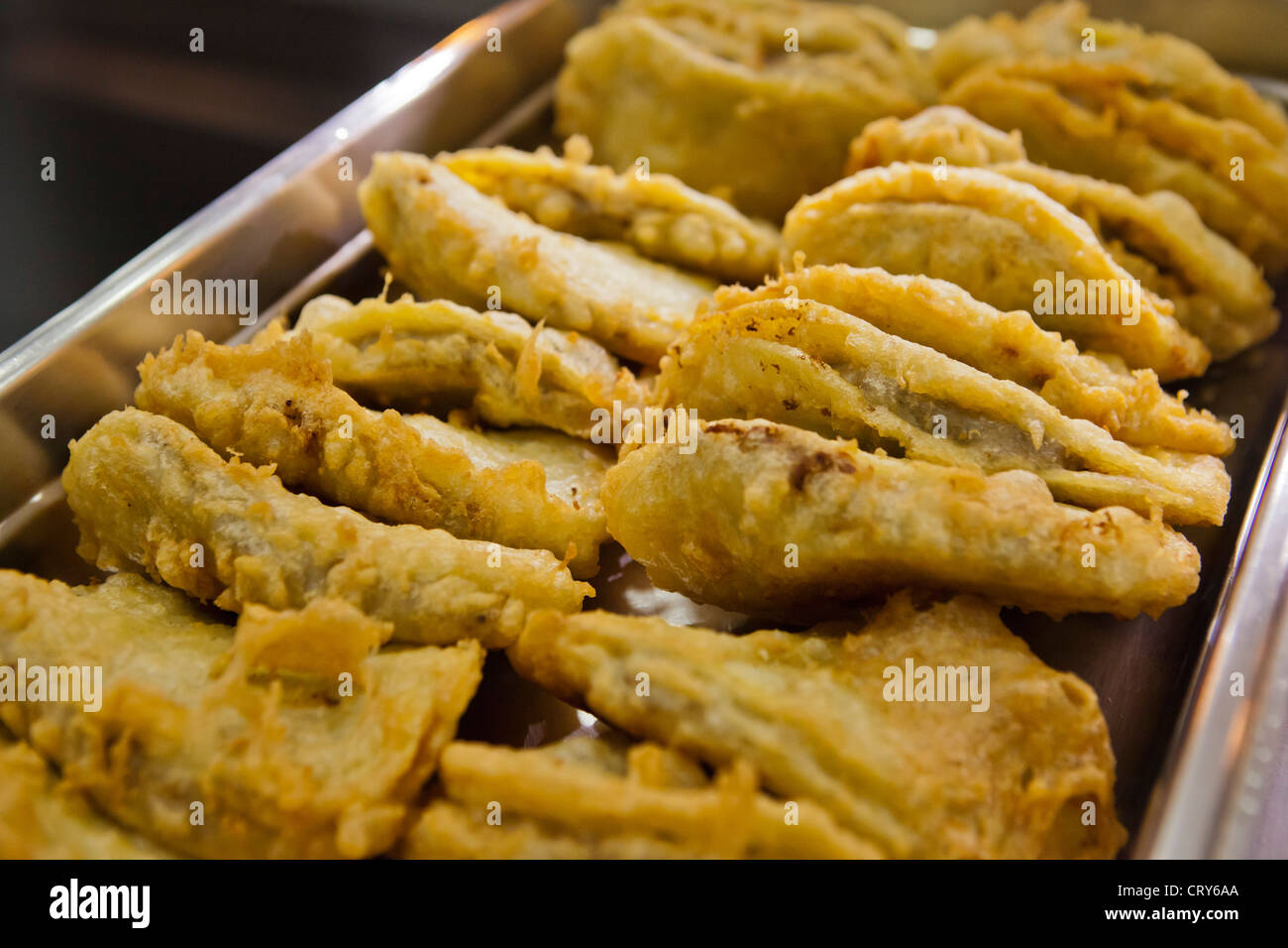 Patties giamaicano, Gloucestershire, Regno Unito Foto Stock