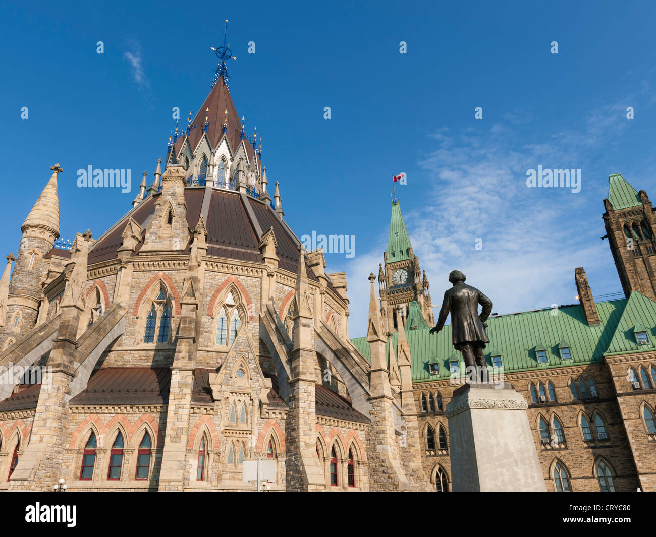 Parliament Hill Library, Ottawa Foto Stock