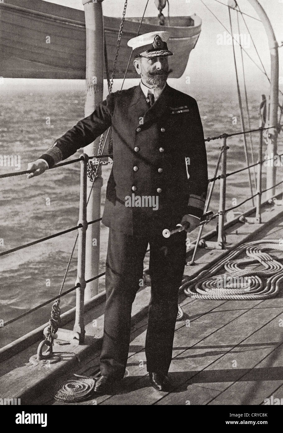 Louis Mountbatten Alexander, primo marchese di Milford Haven, 1854 - 1921, precedentemente noto come il Principe Luigi Alessandro di Battenberg. Foto Stock