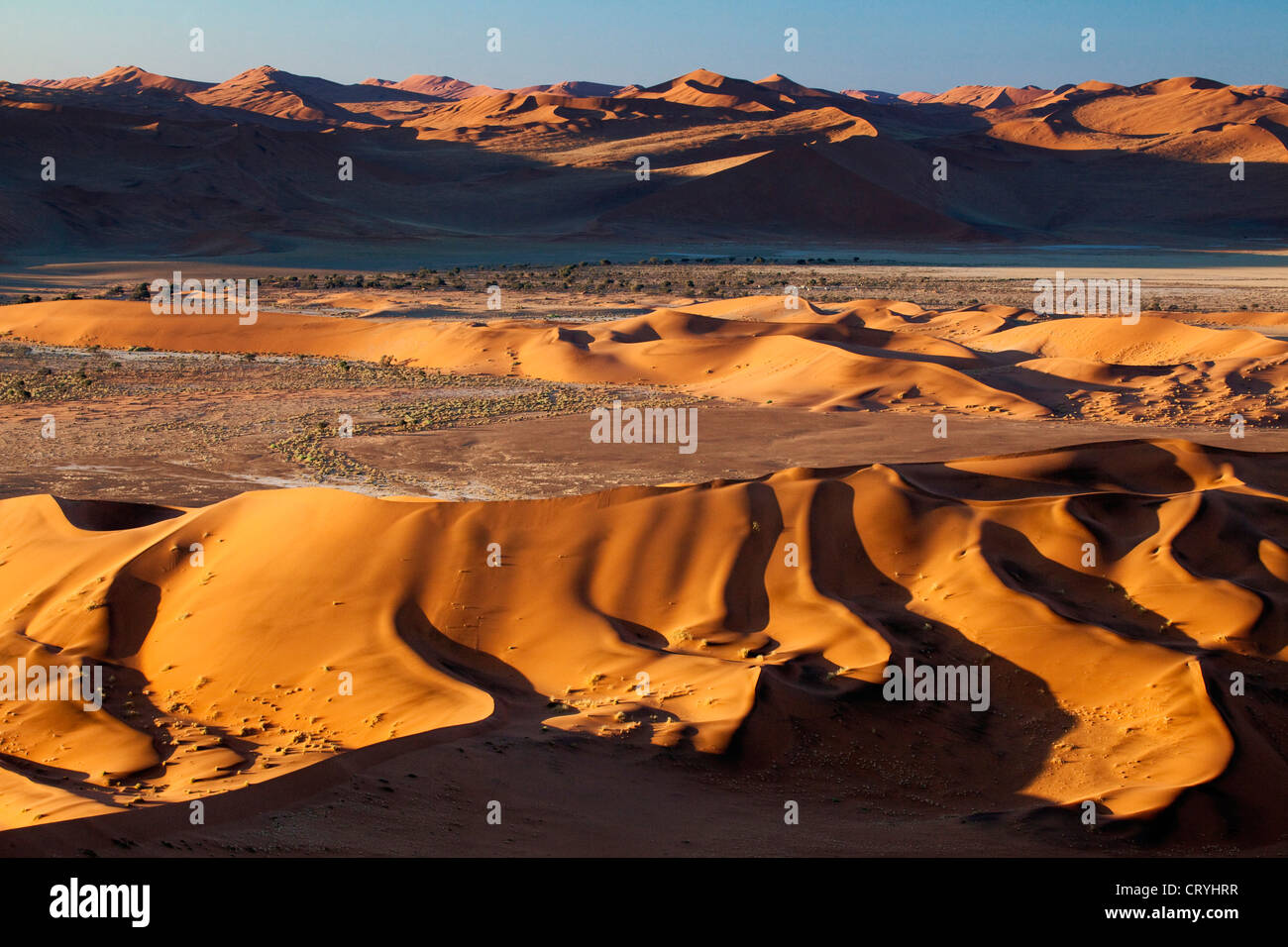 Sossusvlei duna di sabbia paesaggio Foto Stock