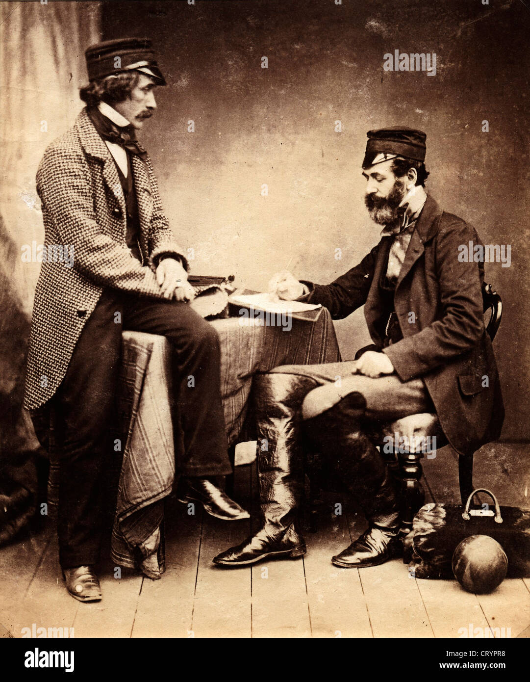 La Commissione sanitaria, 1855 da Roger Fenton Foto Stock