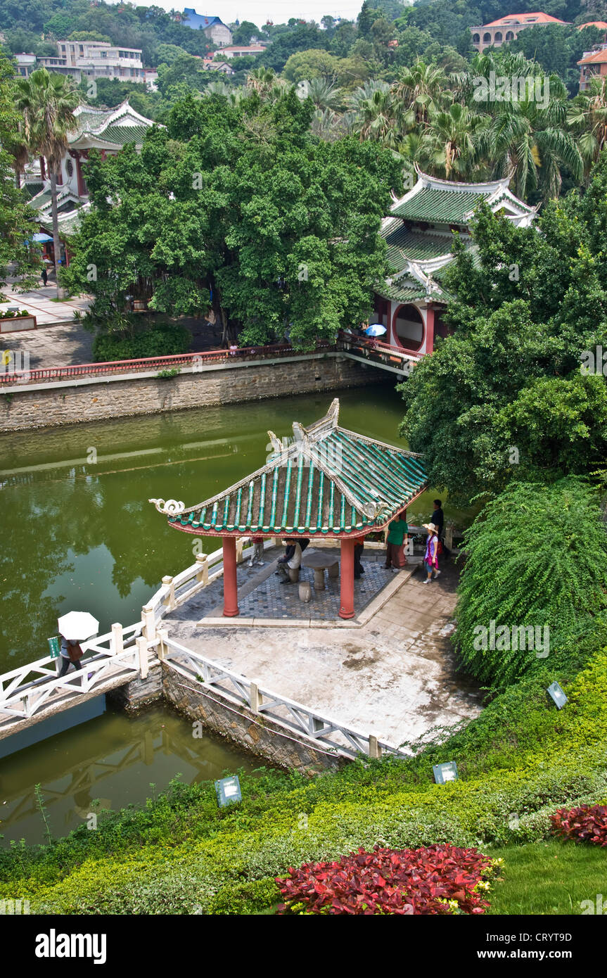 Giardino Shuzhuang nell'Isola di Gulangyu vicino a Xiamen - provincia di Fujian, Cina Foto Stock