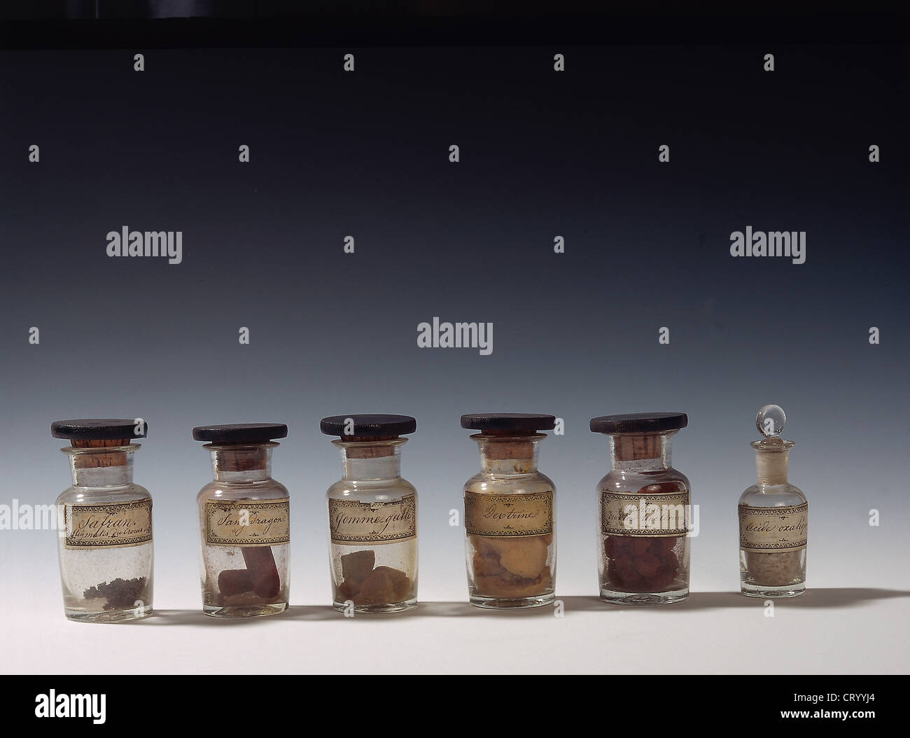 Storia della farmacia Foto Stock