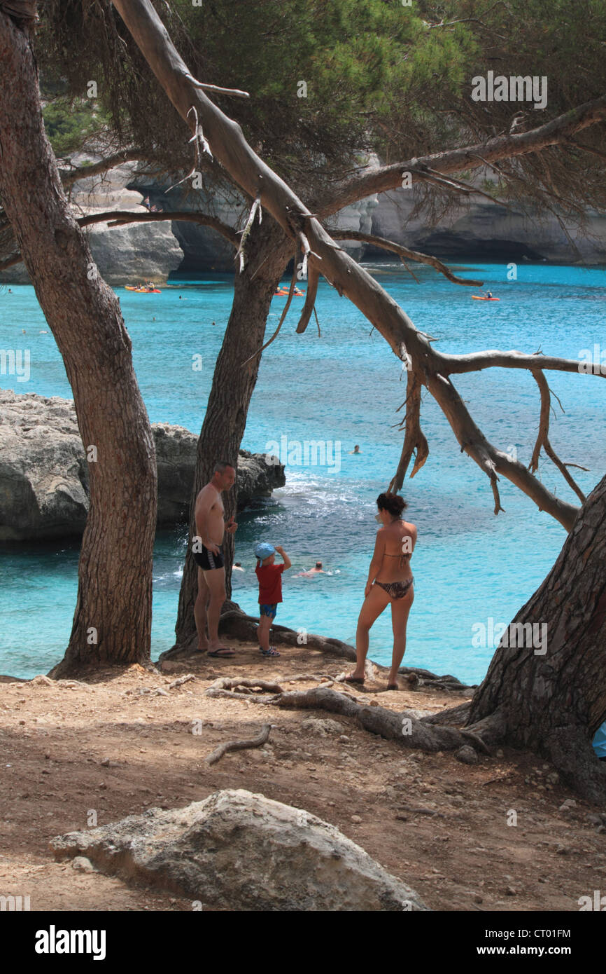 Per vacanza in Menorca Foto Stock