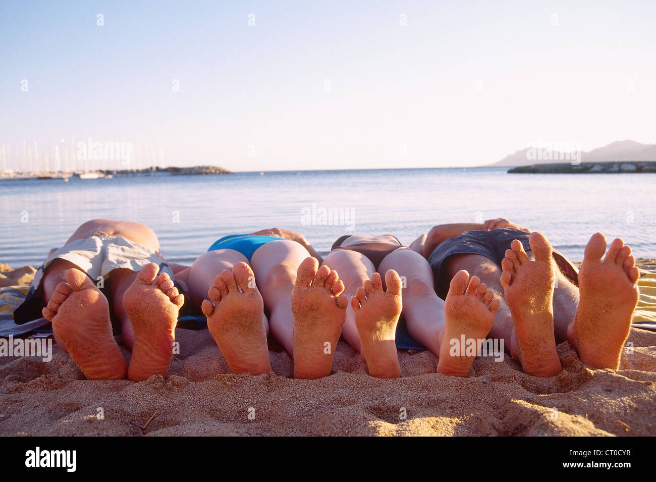 PIEDI Foto Stock