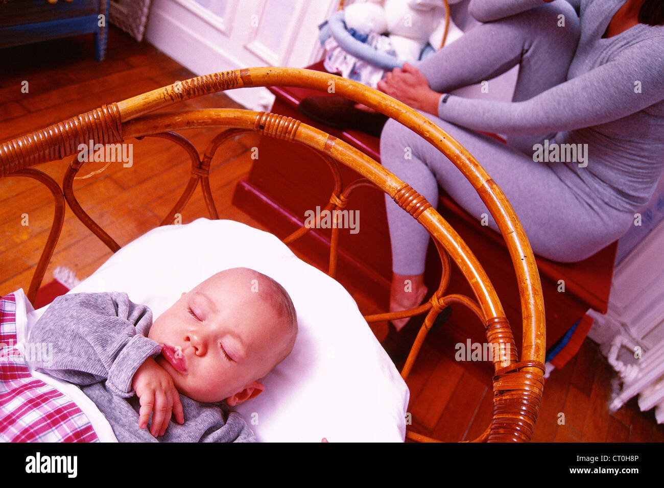 SUDDEN infant death Foto Stock