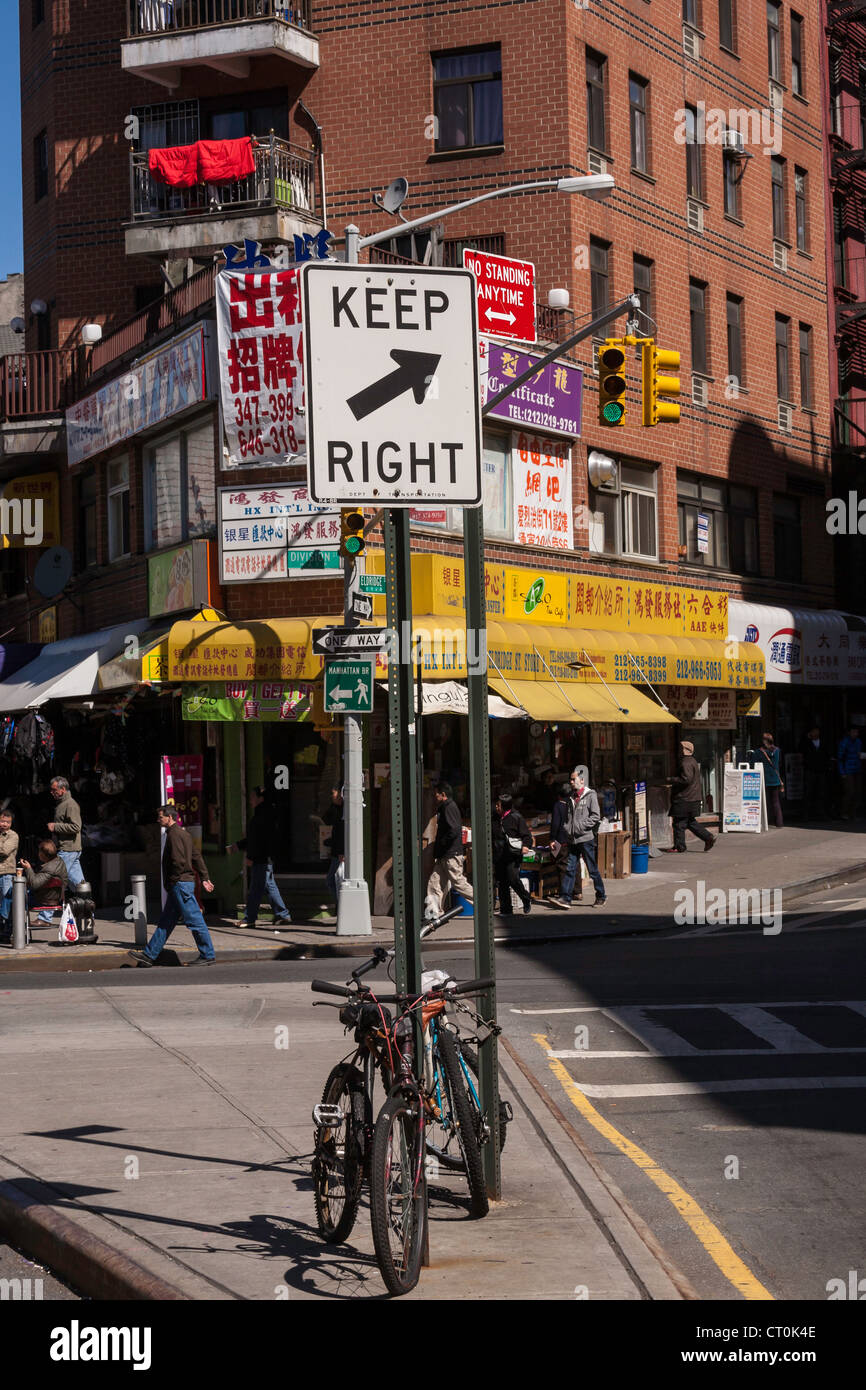 Chinatown, NYC Foto Stock