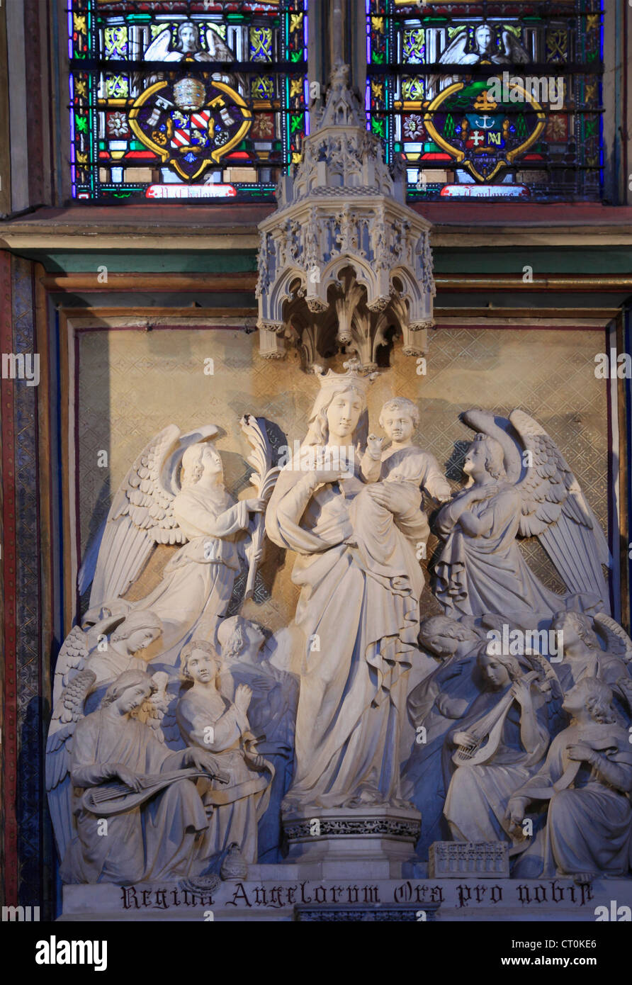 Francia, Midi-Pirenei, Toulouse, Cathédrale St-Étienne, interna Foto Stock