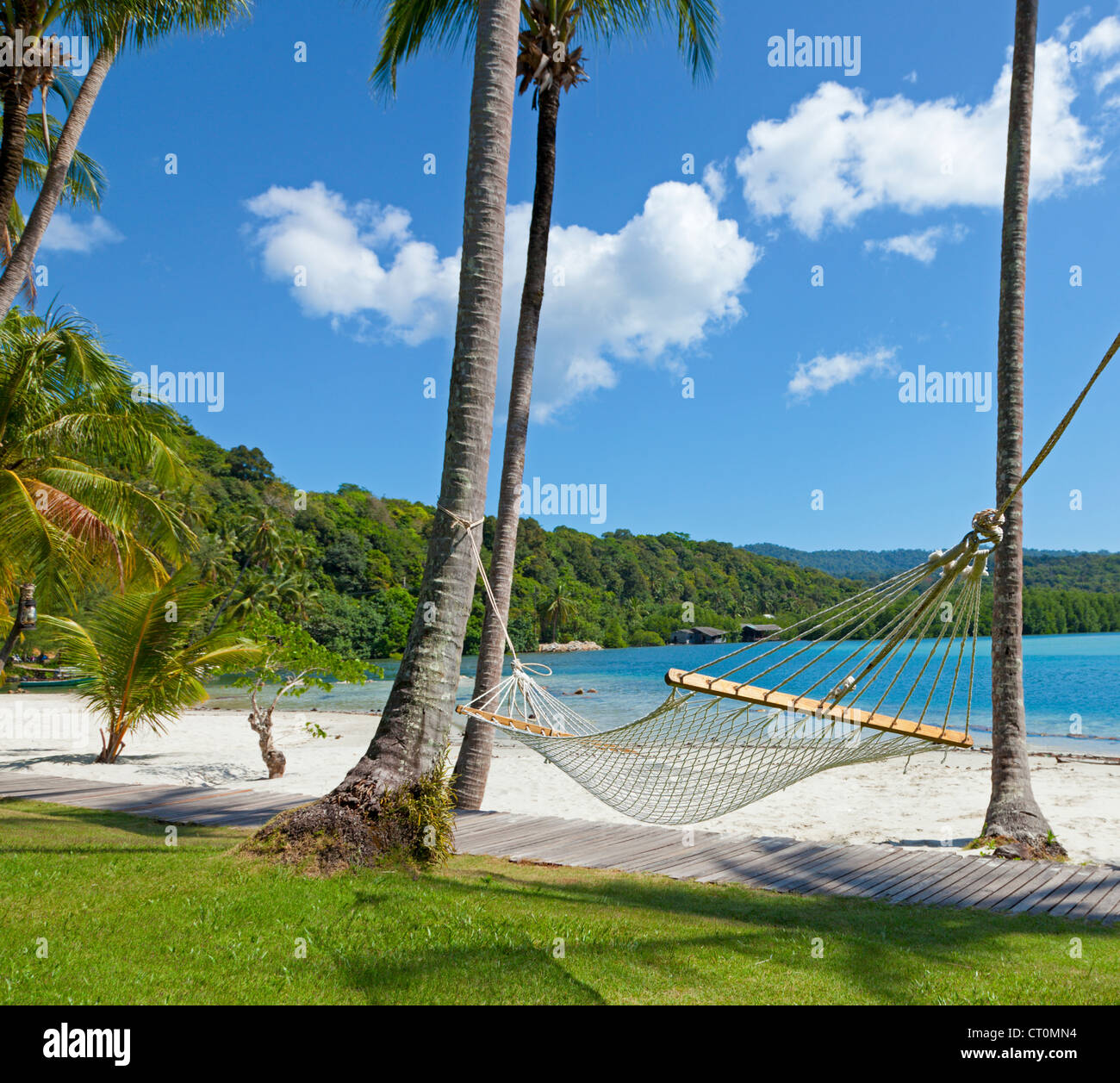 Tropical resort Foto Stock