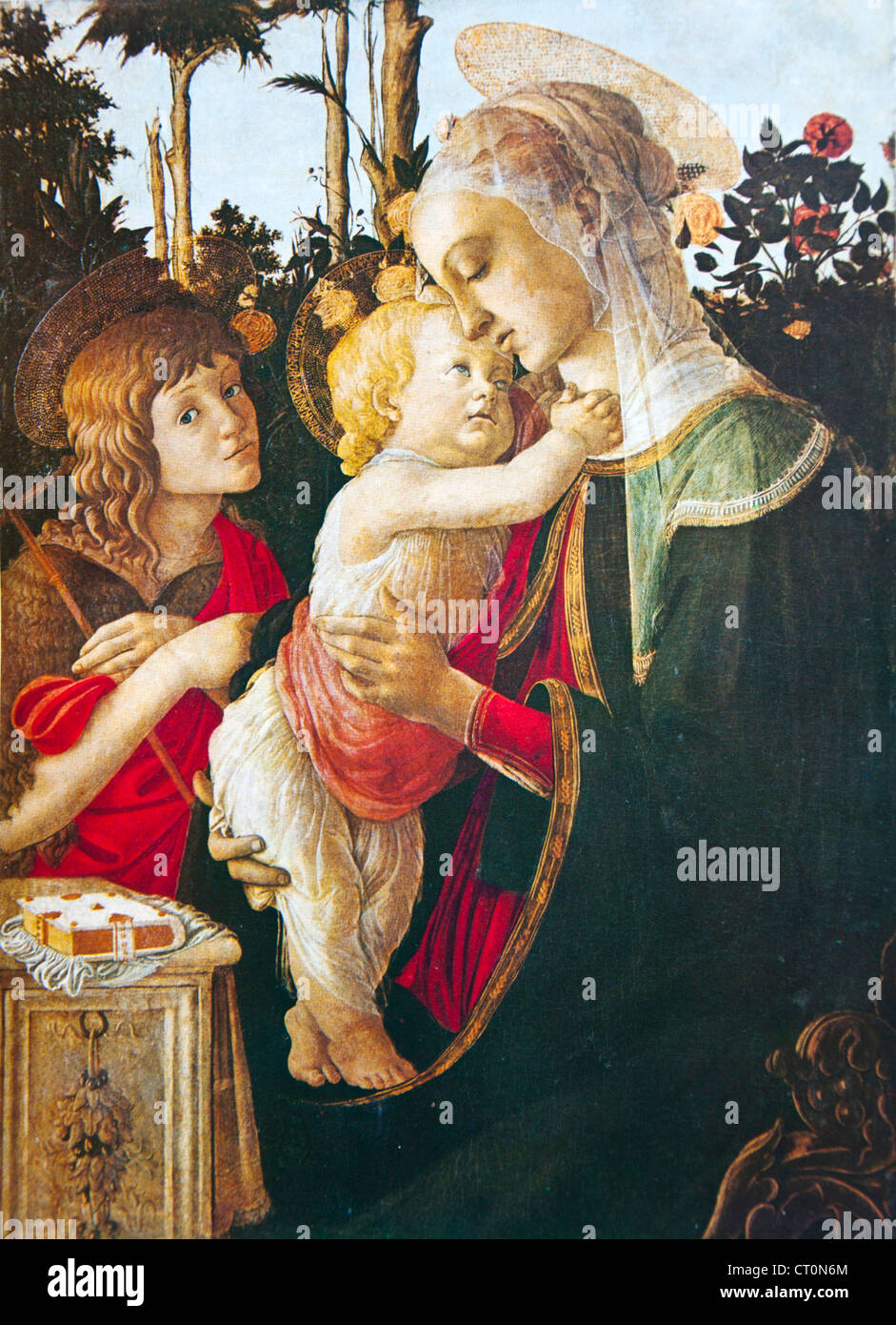 La Madonna e il Bambino Botticelli Foto Stock