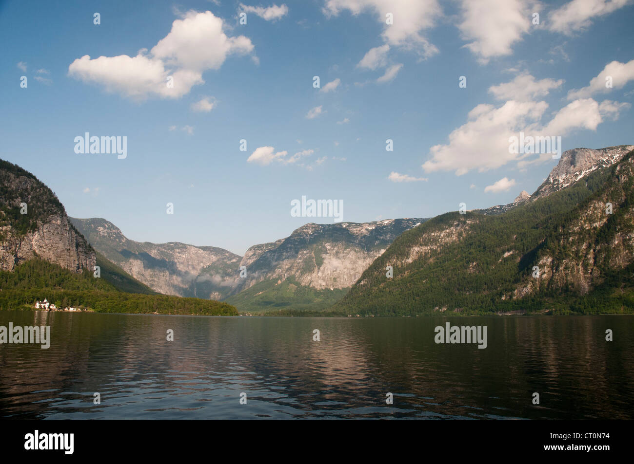 Vedere Hallstätter ( Lago ) del Salzkammergut villaggio di Hallstatt, Oberösterreich ( Austria superiore) Foto Stock