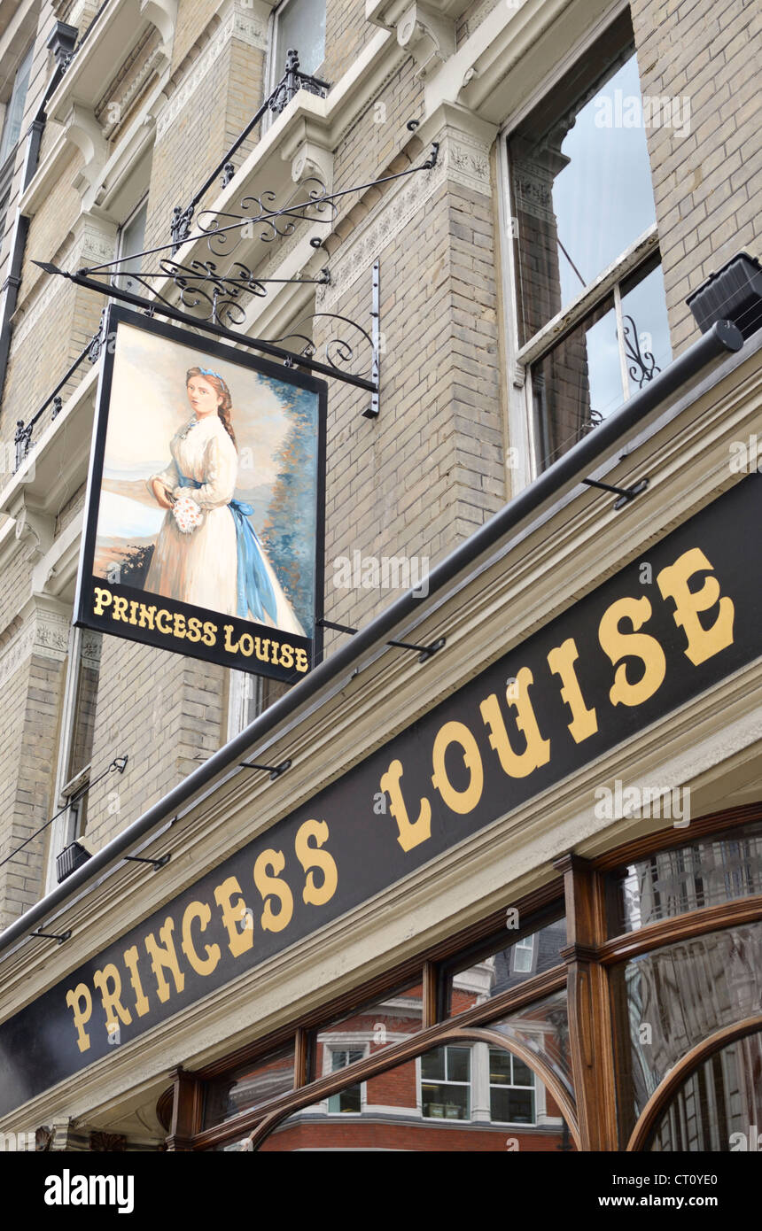 La Principessa Louise pub di Holborn, Londra, Regno Unito Foto Stock