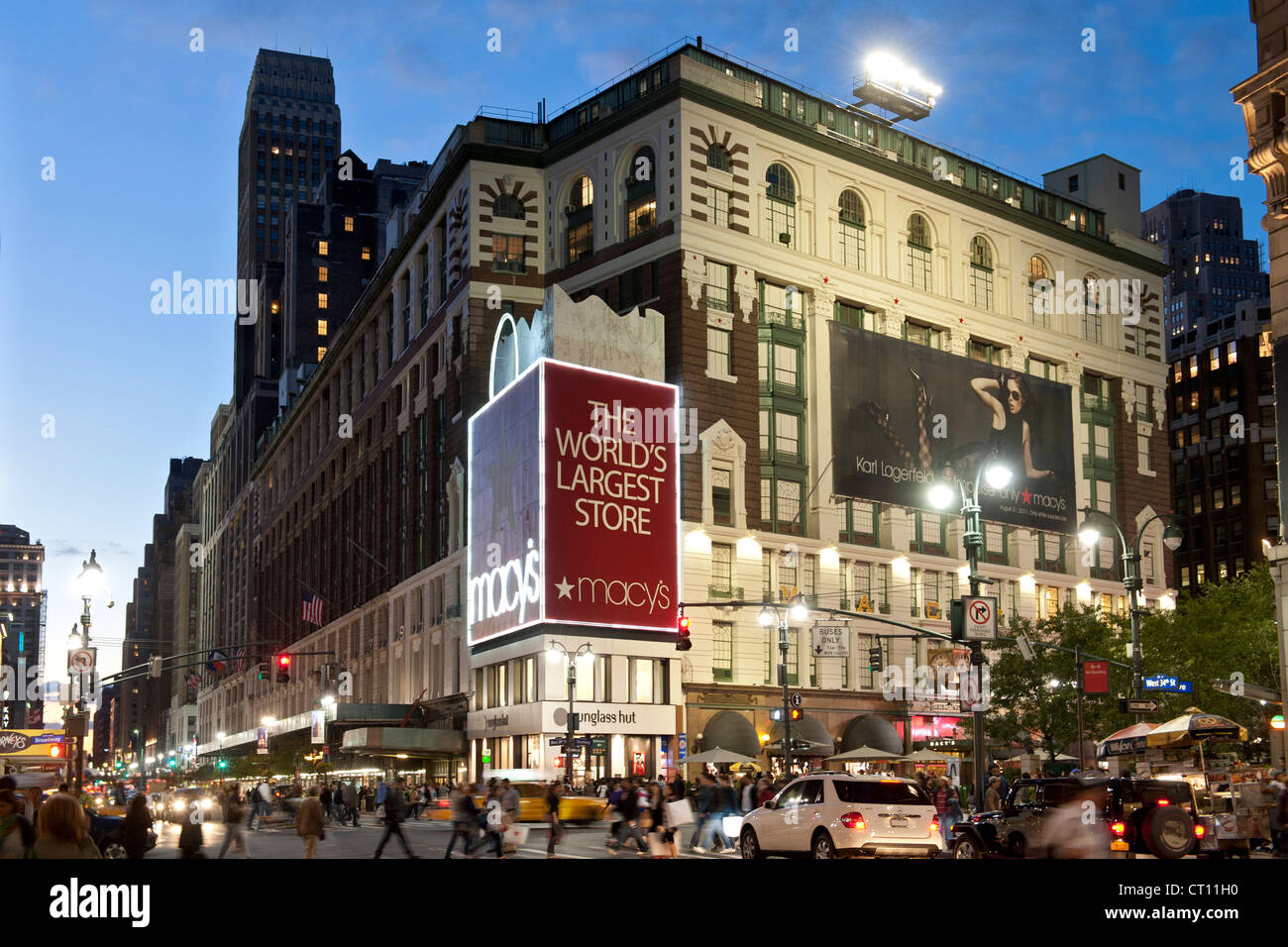 Il magazzino Macy's sulla 34th street a Manhattan, New York City, Stati Uniti d'America. Foto Stock