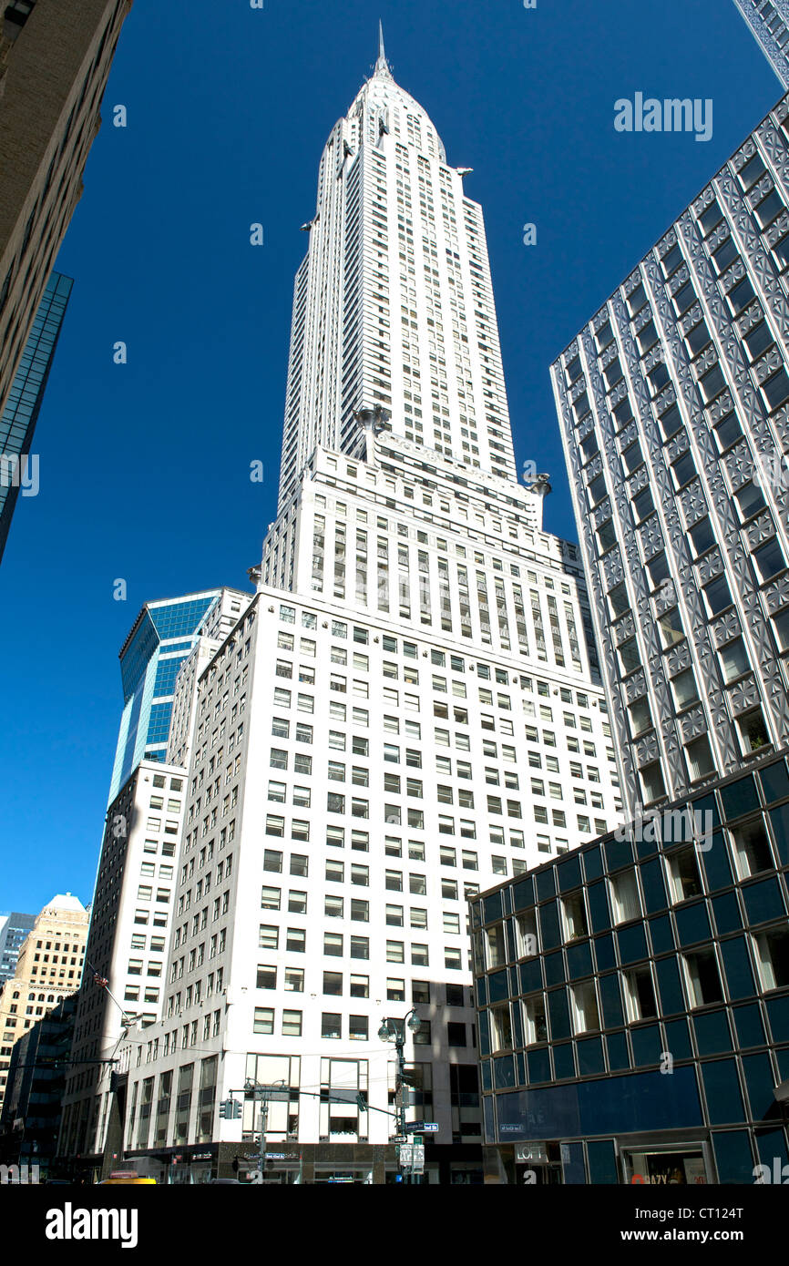 Il Chrysler Building a Manhattan, New York City, Stati Uniti d'America. Foto Stock