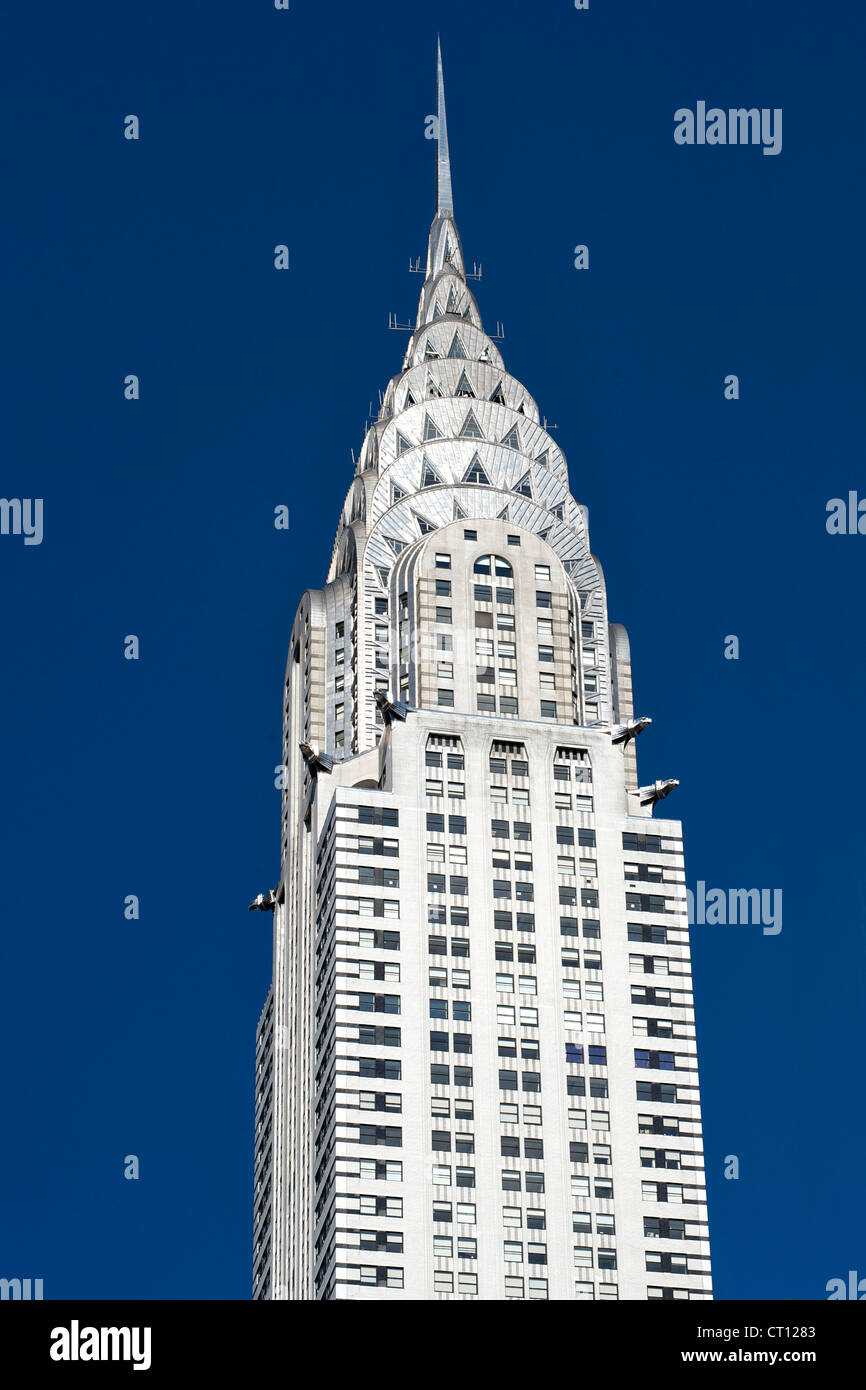 Il Chrysler Building a Manhattan, New York City, Stati Uniti d'America. Foto Stock