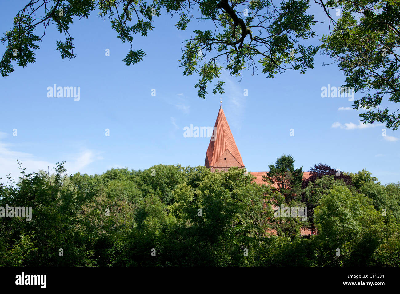 La chiesa, Kirchdorf, Poel isola vicino a Wismar, Meclemburgo-Pomerania Occidentale, Germania Foto Stock