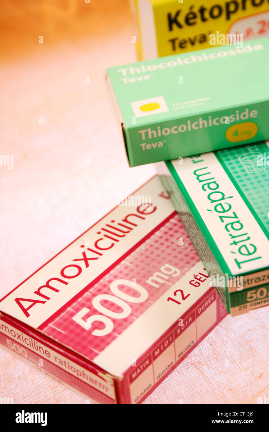 Farmaci varie Foto Stock