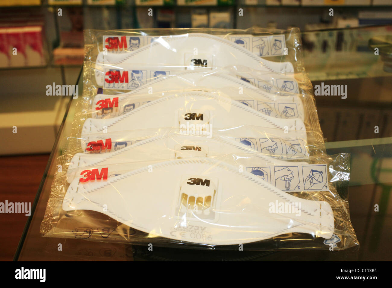 La prevenzione, la maschera Foto Stock