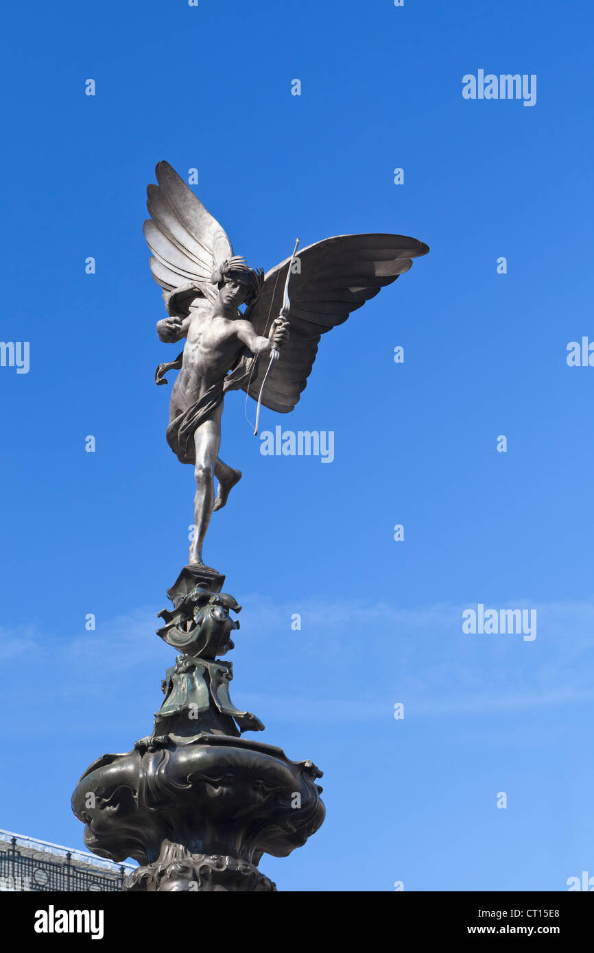 Statua di Eros, Piccadilly, Londra, Regno Unito Foto Stock