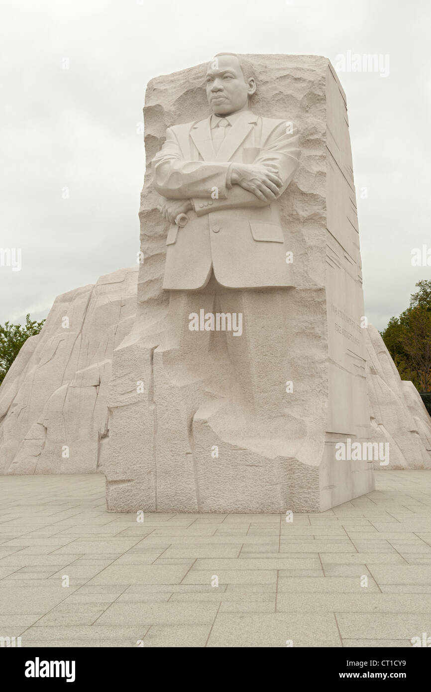 Martin Luther King Memorial a Washington DC, Stati Uniti d'America. Foto Stock