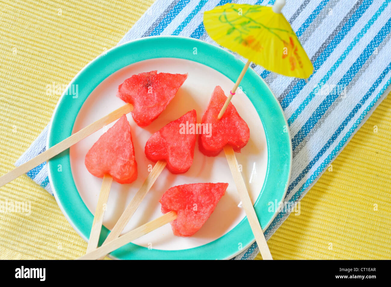 Anguria fresca Foto Stock