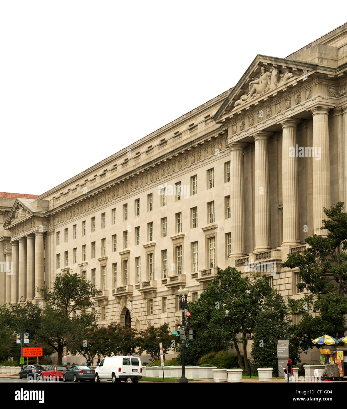 Agenzia per la protezione ambientale edificio in Washington DC, Stati Uniti d'America. Foto Stock