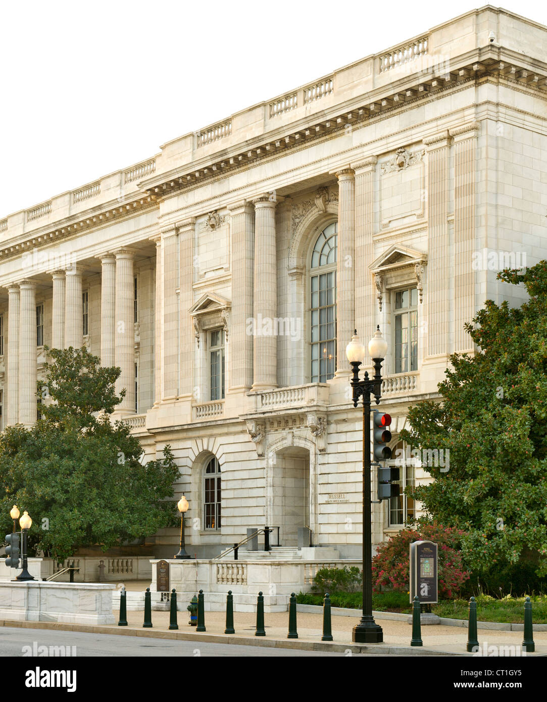 Russell Senato Edificio per uffici a Washington DC, Stati Uniti d'America. Foto Stock