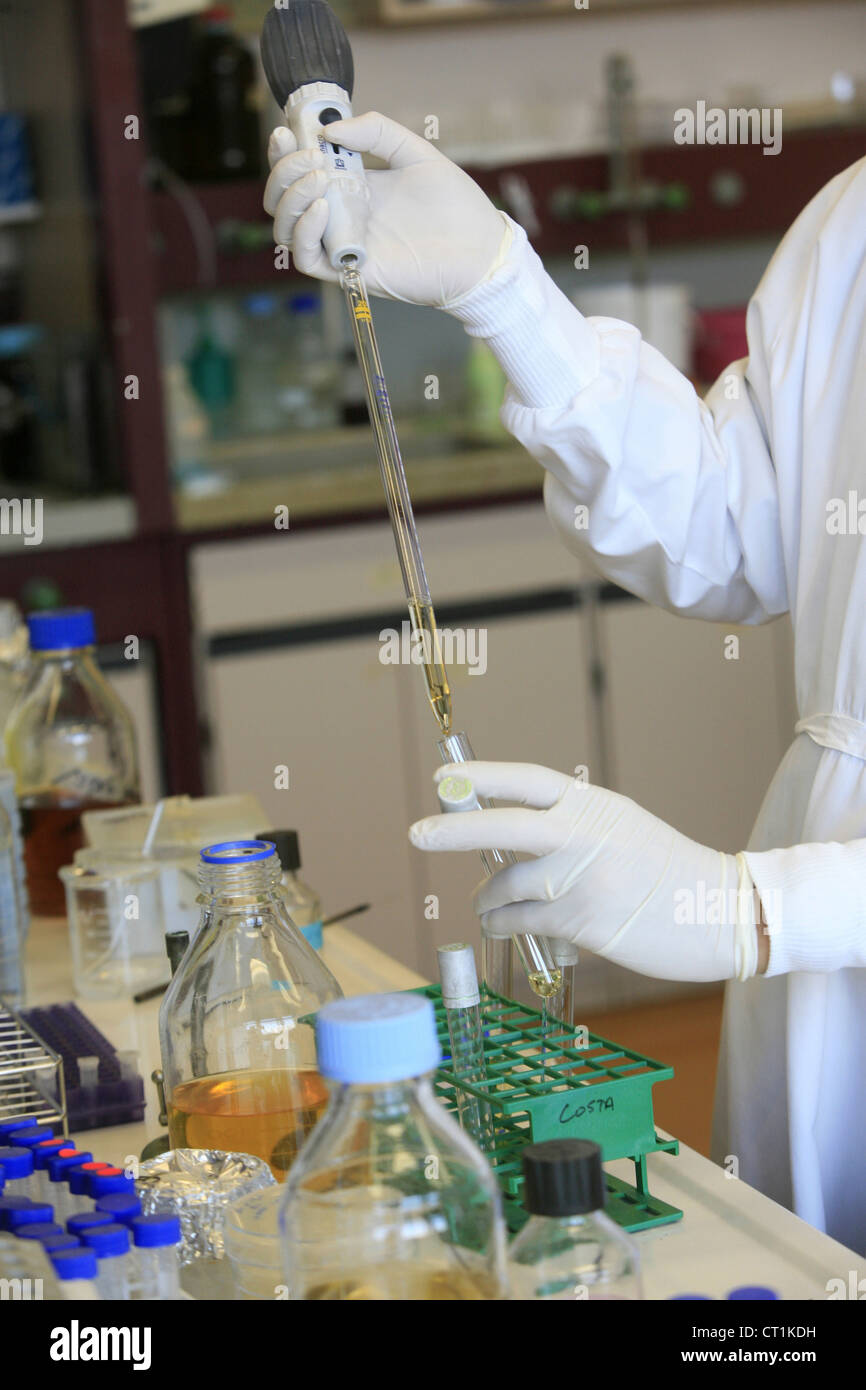 Laboratorio di Biologia Foto Stock