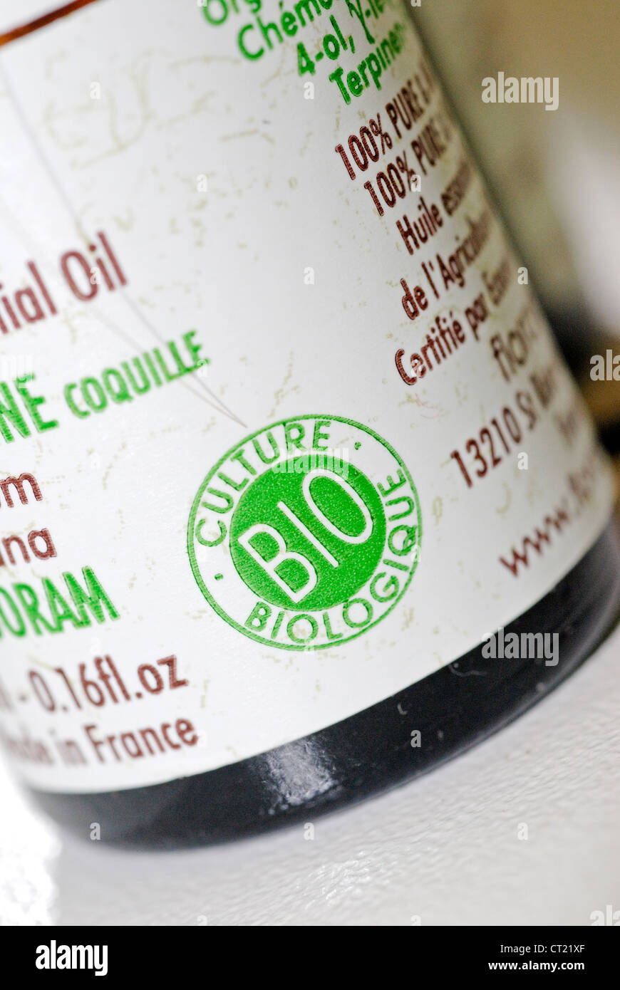 Cosmetici biologici Foto Stock